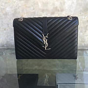 YSL Gold Monogram College Black 5090 - 1