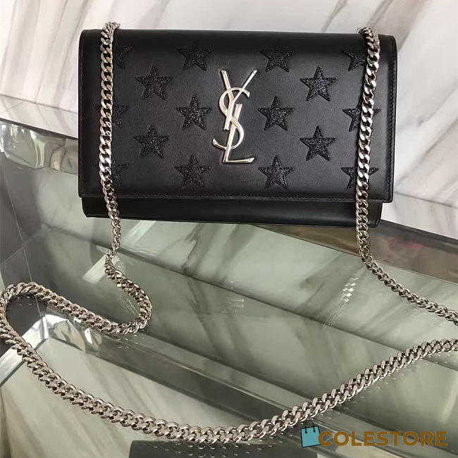 YSL Monogram Kate Star Black 5067 - 1