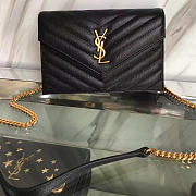 Ysl Monogram Bag Black 5031 - 1