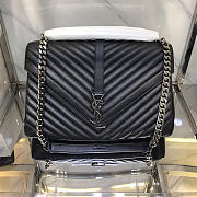 YSL Monogram College Large Black 5097 - 1