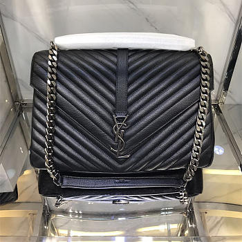 YSL Monogram College Large Black 5097