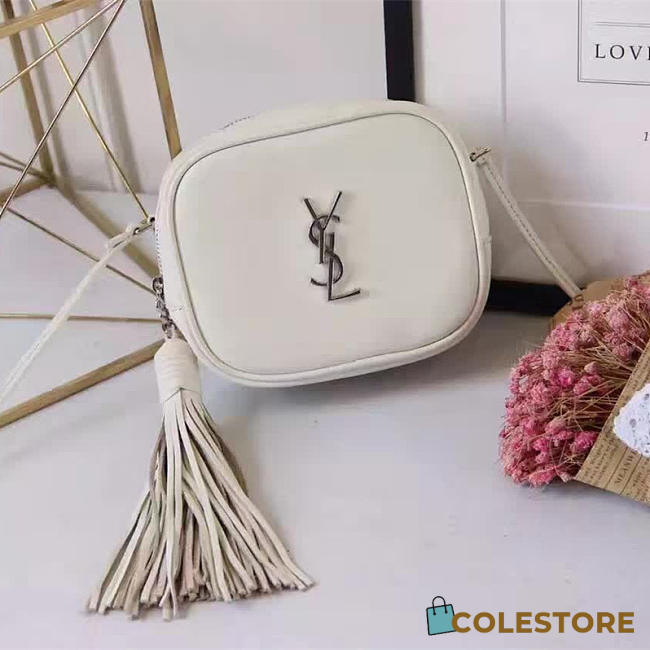 YSL Monogram Blogger White  - 1