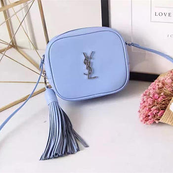 YSL Monogram Blogger Light Blue 5120