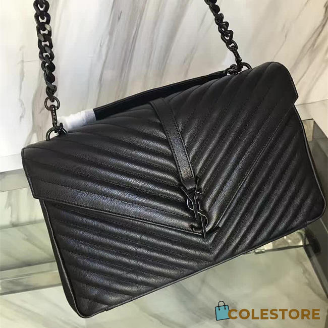 YSL Black Monogram College Black 5096 - 1