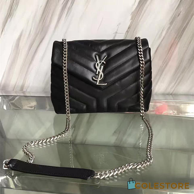 YSL Small Loulou Bag In Black 4950 - 1