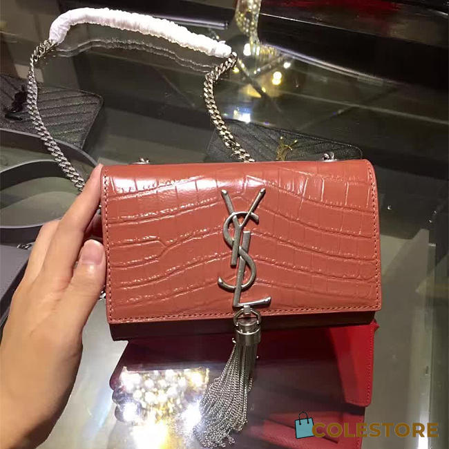 YSL Monogram Kate Bag With Leather Tassel 5034 - 1