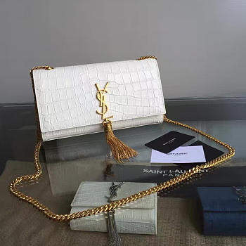 Ysl Monogram Kate Bag With Leather Tassel 5010