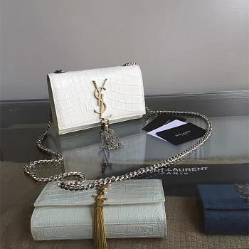 YSL Monogram Kate Bag With Leather Tassel 5005