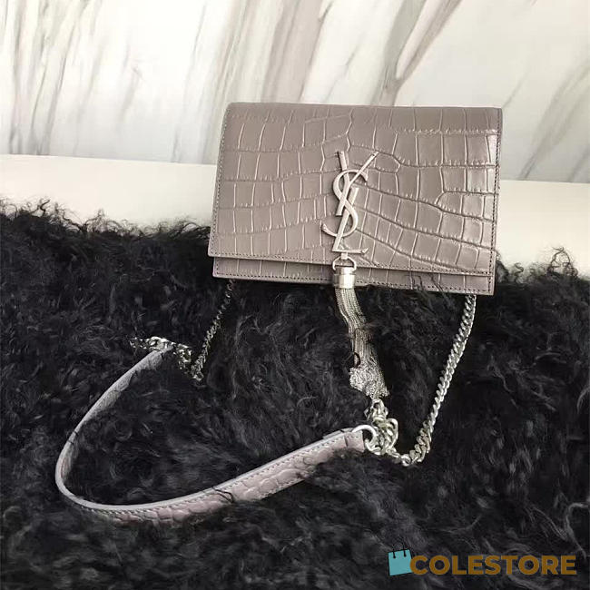YSL Monogram Kate Bag With Leather Tassel 4992 - 1