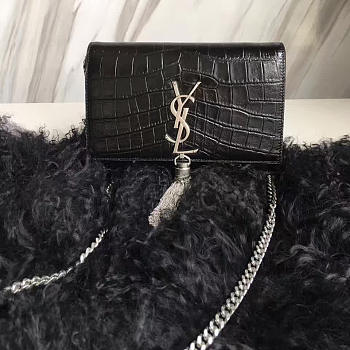 YSL Monogram Kate Bag With Leather Tassel 4985