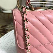 Chanel Top Handle Bag Trendy CC Chervon Size 25 cm - 6