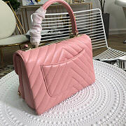 Chanel Top Handle Bag Trendy CC Chervon Size 25 cm - 5