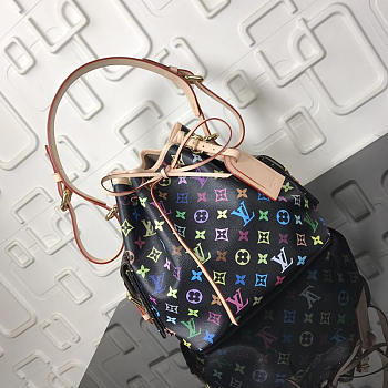 Louis Vuitton Bucket Bag M42229 Black Color