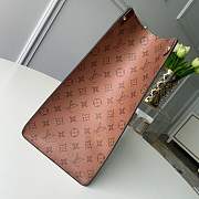 Louis Vuitton Monogram Giant Onthego Tote Bag Black And Khaki - 6