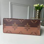 Louis Vuitton Monogram Giant Onthego Tote Bag Black And Khaki - 3