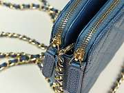 Chanel 2019 New Chain Bag Bark Blue - 5