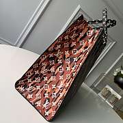 Louis Vuitton Monogram Giant On The Go Tote Bag Black And Khaki - 5