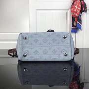 Louis Vuitton Calf Leather Tote Blue 34cm  - 3