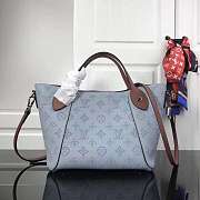 Louis Vuitton Calf Leather Tote Blue 34cm  - 5