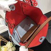 Louis Vuitton Calf Leather Tote Blue 46cm - 6