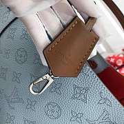 Louis Vuitton Calf Leather Tote Blue 46cm - 3