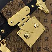 Louis Vuitton Trunk Clutch Canvas Printing Handbag - 3