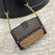 Louis Vuitton Trunk Clutch Canvas Printing Handbag - 6