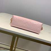 Louis Vuitton Pink Cosmetic Bag Embossed Leather - 2
