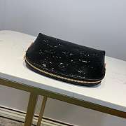 Louis Vuitton Black Cosmetic Bag Embossed Leather - 4