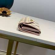 Louis Vuitton Zoé Wallet Rivet Inlay Decoration Damier Azur Canvas - 4