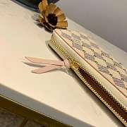 Louis Vuitton Clémence Wallet Rivet Inlay Damier Ebene Pattern Monogram Canvas  - 4