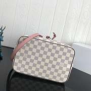 Louis Vuitton Neonoe Handbag Monogram Canvas Calfskin Bucket Bag - 3