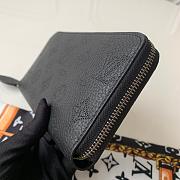 Luois Vuitton Hollow Single Pull Wallet Black M58431  - 6