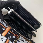 Luois Vuitton Hollow Single Pull Wallet Black M58431  - 4
