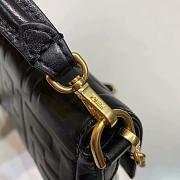 Fendi Clam Crossbody Tote Medium Black - 2