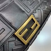 Fendi Clam Crossbody Tote Medium Black - 6