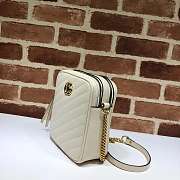 Gucci Shoulder Chain Bag In White - 5