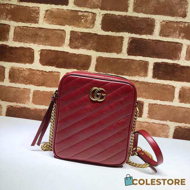 Gucci Shoulder Bag Chain Bag Red - 1