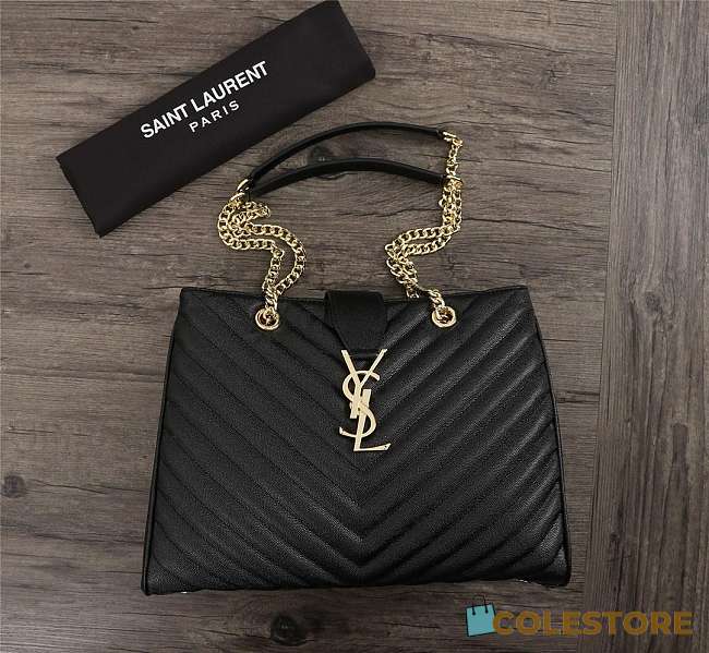 YSL Saint Laurent Monogramme Black - 1