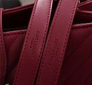 YSL Saint Laurent Monogramme Red - 5