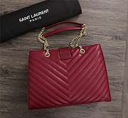 YSL Saint Laurent Monogramme Red - 4