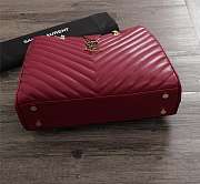 YSL Saint Laurent Monogramme Red - 3
