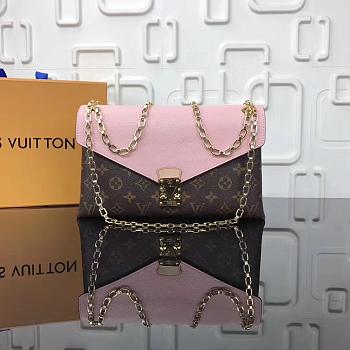 Louis Vuitton Monogram Chain Bag In Pink M41200 