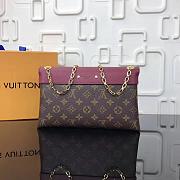 Louis Vuitton Monogram Chain Bag Fuchsia41200  - 3