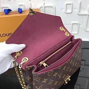 Louis Vuitton Monogram Chain Bag Fuchsia41200  - 4