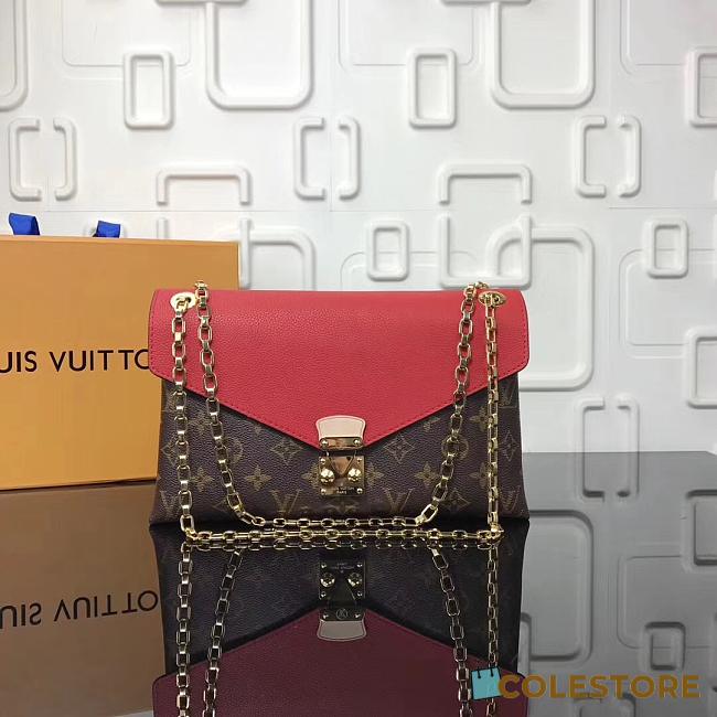 Louis Vuitton Monogram Chain Bag In Red M41200 - 1