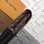 Louis Vuitton Monogram Chain Bag In Red M41200 - 2