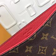 Louis Vuitton Monogram Chain Bag In Red M41200 - 5