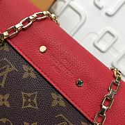 Louis Vuitton Monogram Chain Bag In Red M41200 - 6