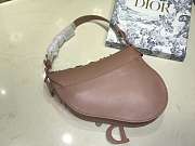 Dior Saddle Bag Cowhide Clamshell Tote - 6